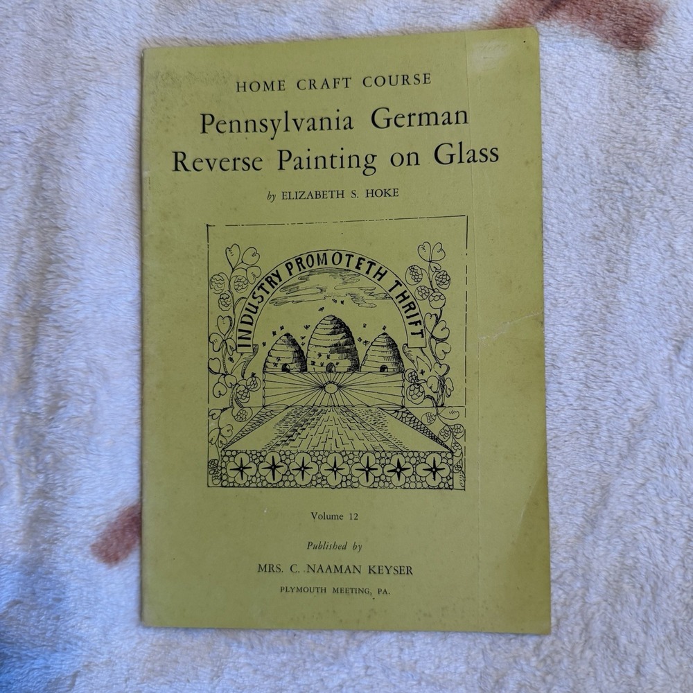 1946 Penn German Reverse Painting on Glass Booklet